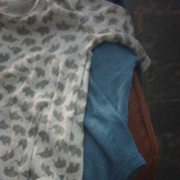 None Other - Elephant Print Kids Shirt